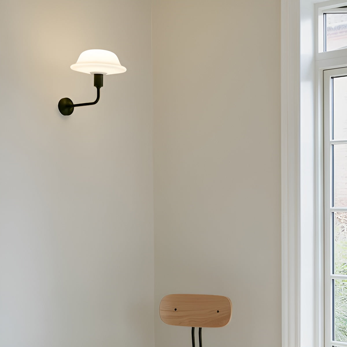 SANTÉ black wall lamp base