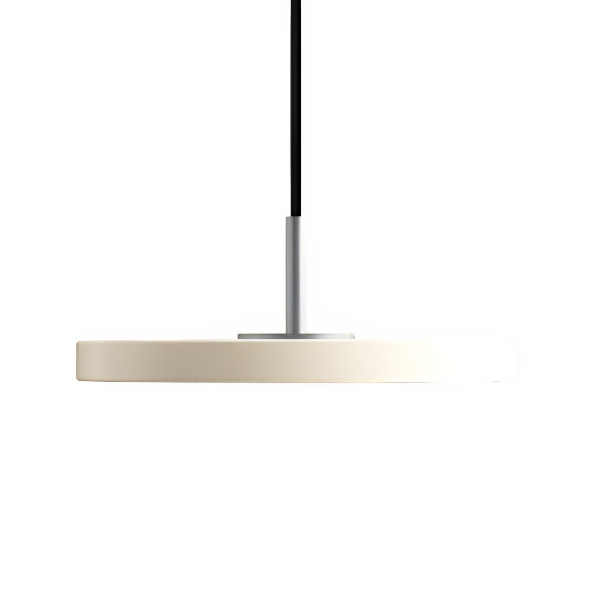 Závěsné svítidlo ASTERIA MICRO perleťové se stříbrným detailem