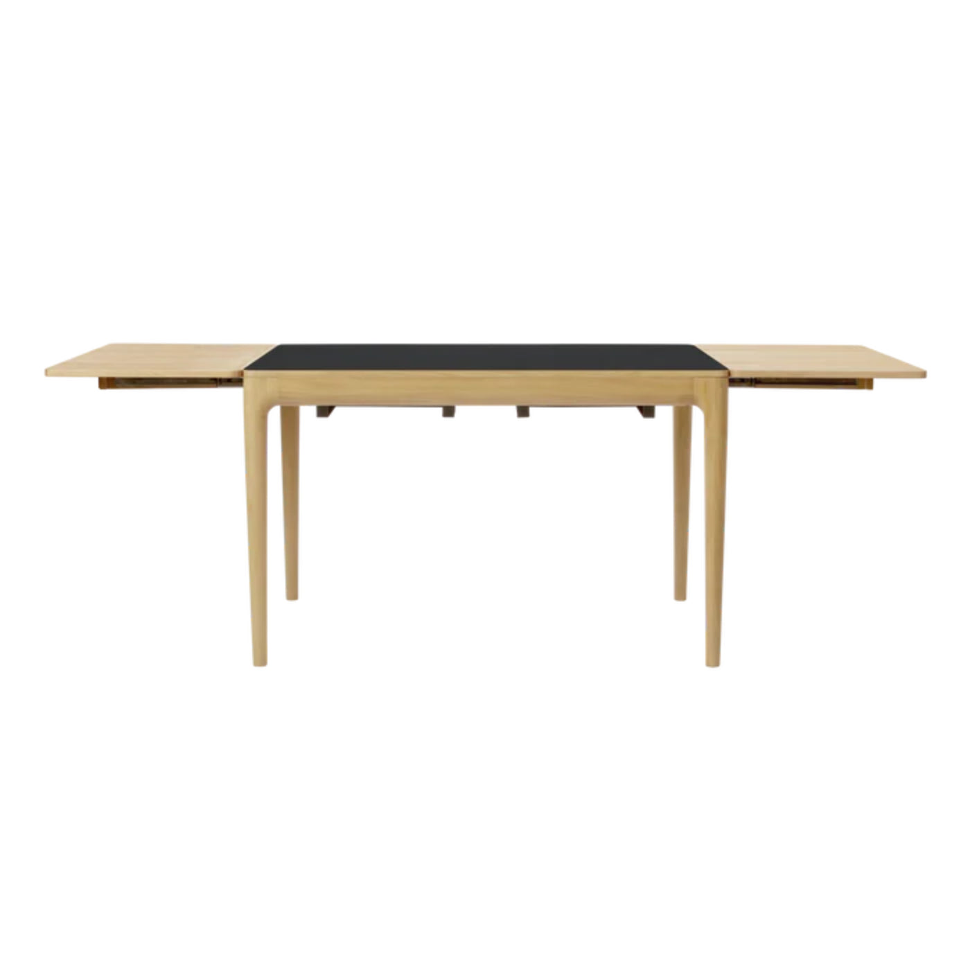 HEART'N'SOUL black extendable table with oak base