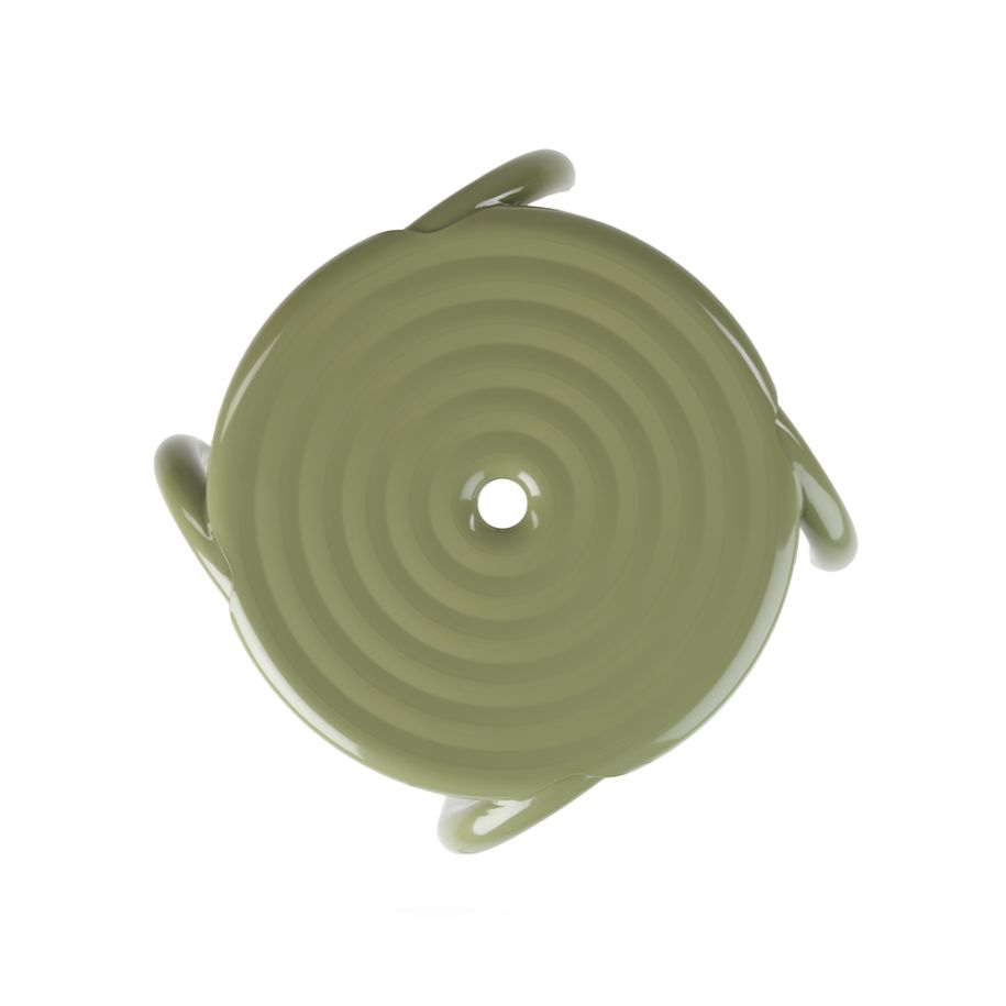 Zelený venkovní konferenční stolek GROOVE