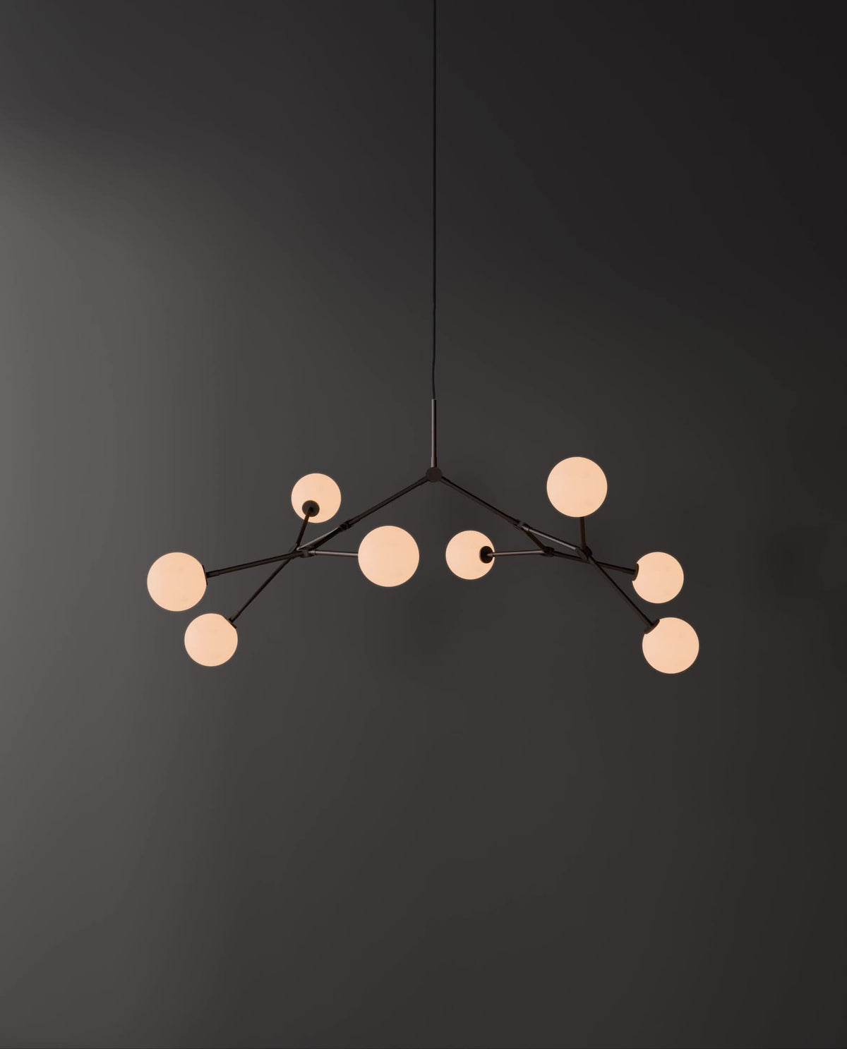 Závěsná lampa DROP BULP šedá