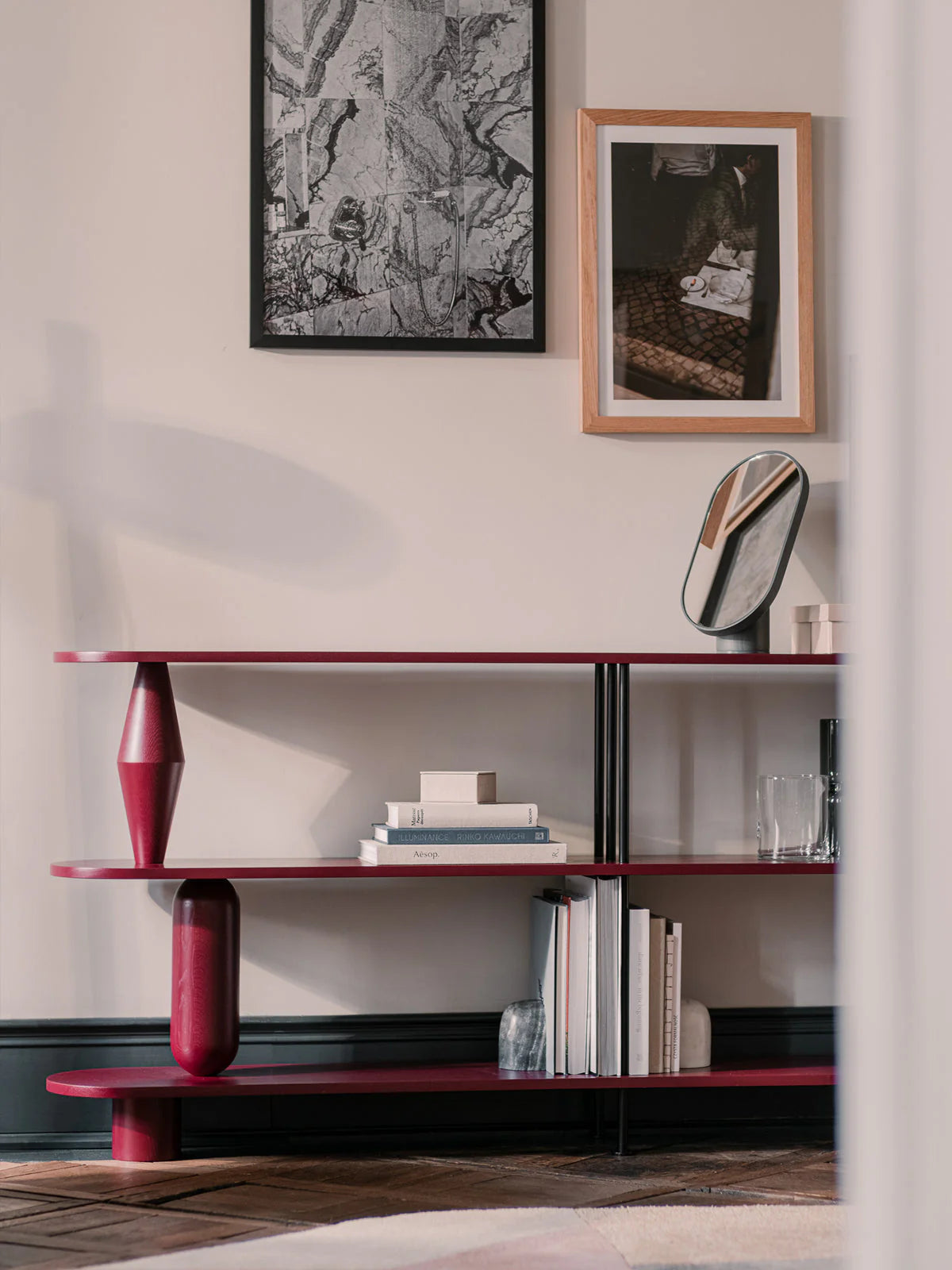 VAZOO DUO Shelf Bleached Oak Wood