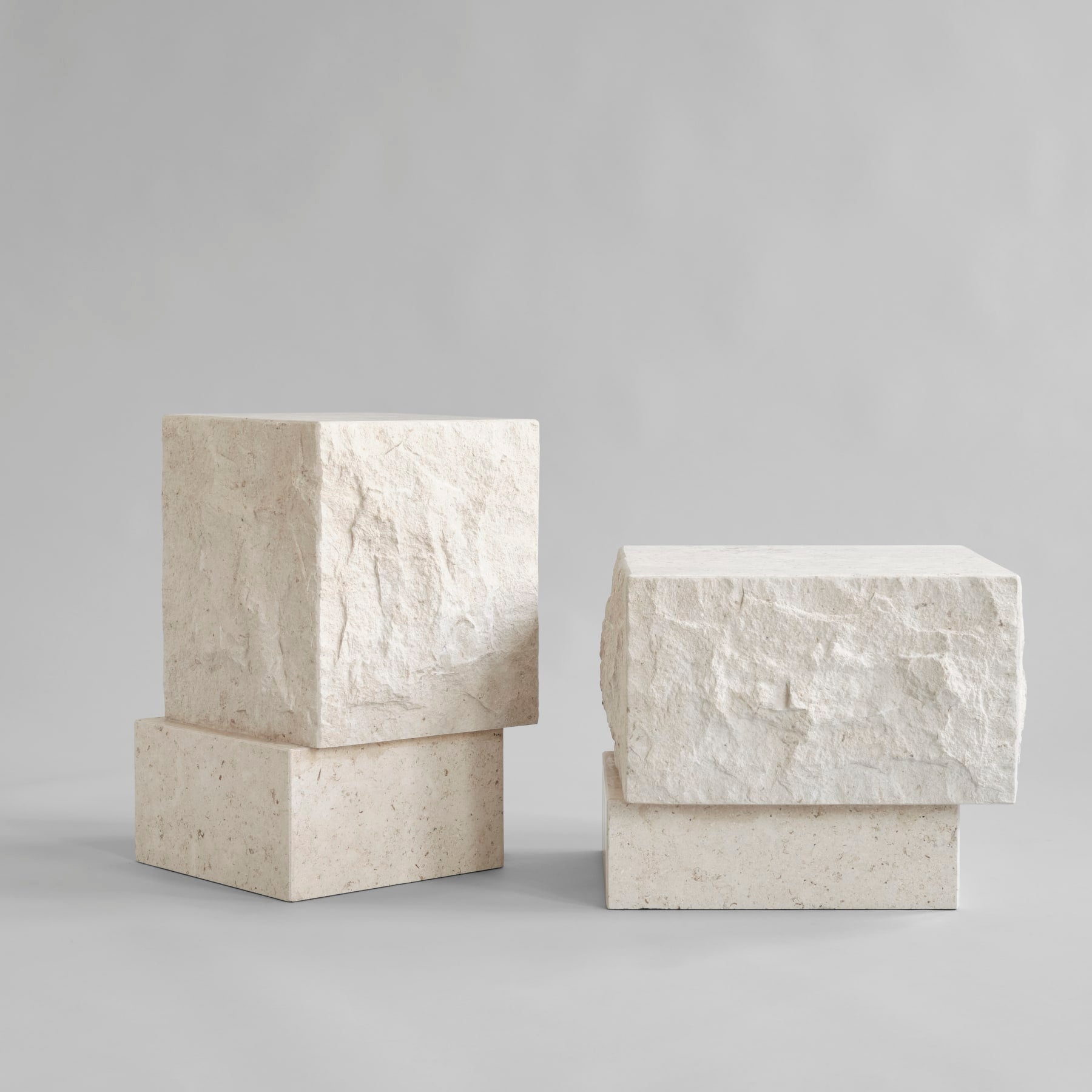 TEMPLE limestone coffee table