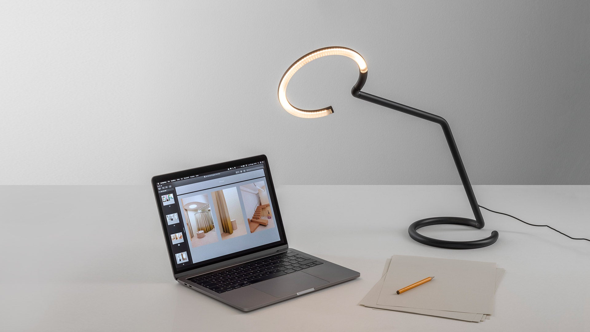 Stolní lampa VINE LIGHT černá