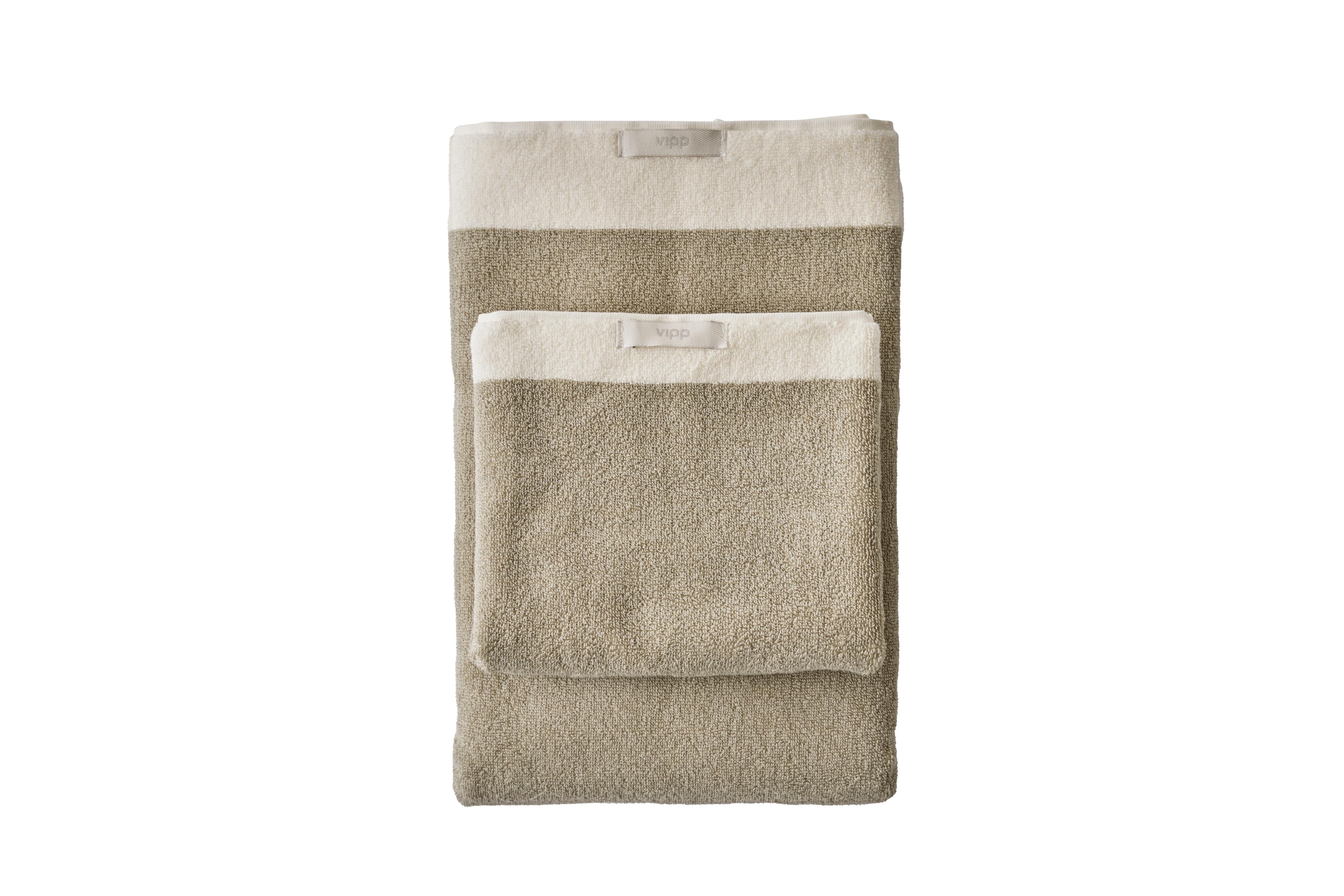 VIPP towel khaki cotton