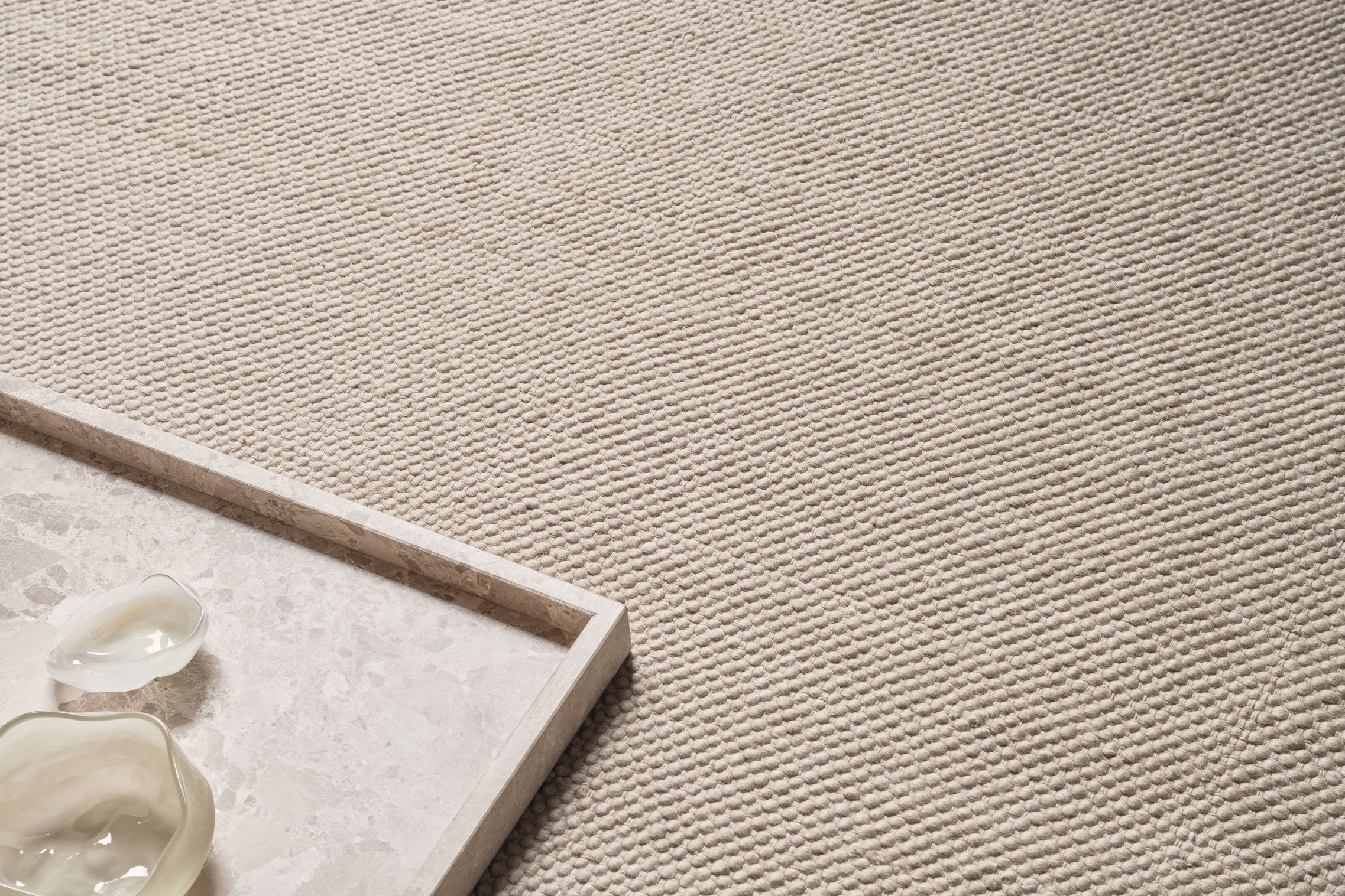 Rug 143 beige wool