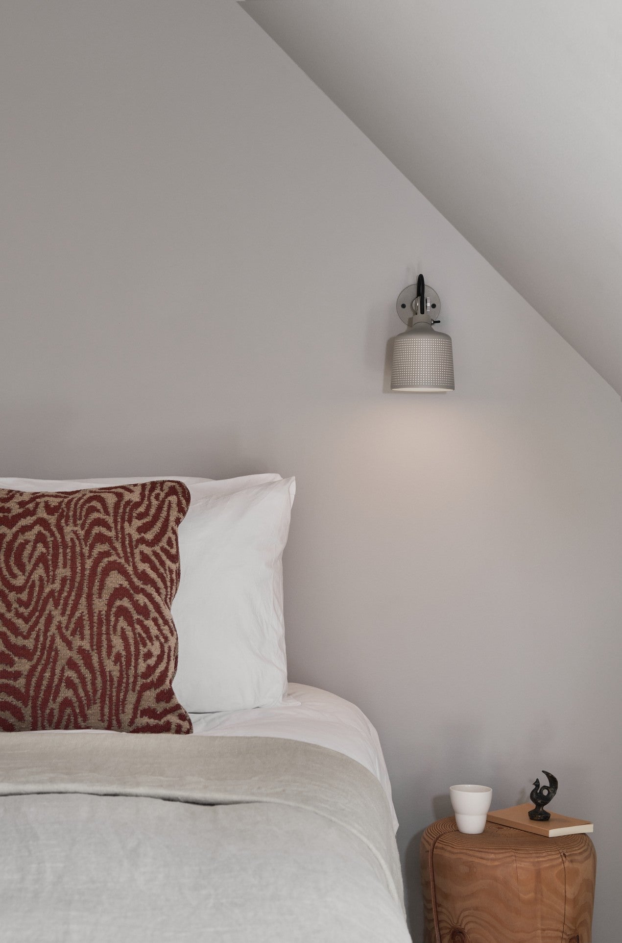 Nástěnná lampa 524 šedá metalická