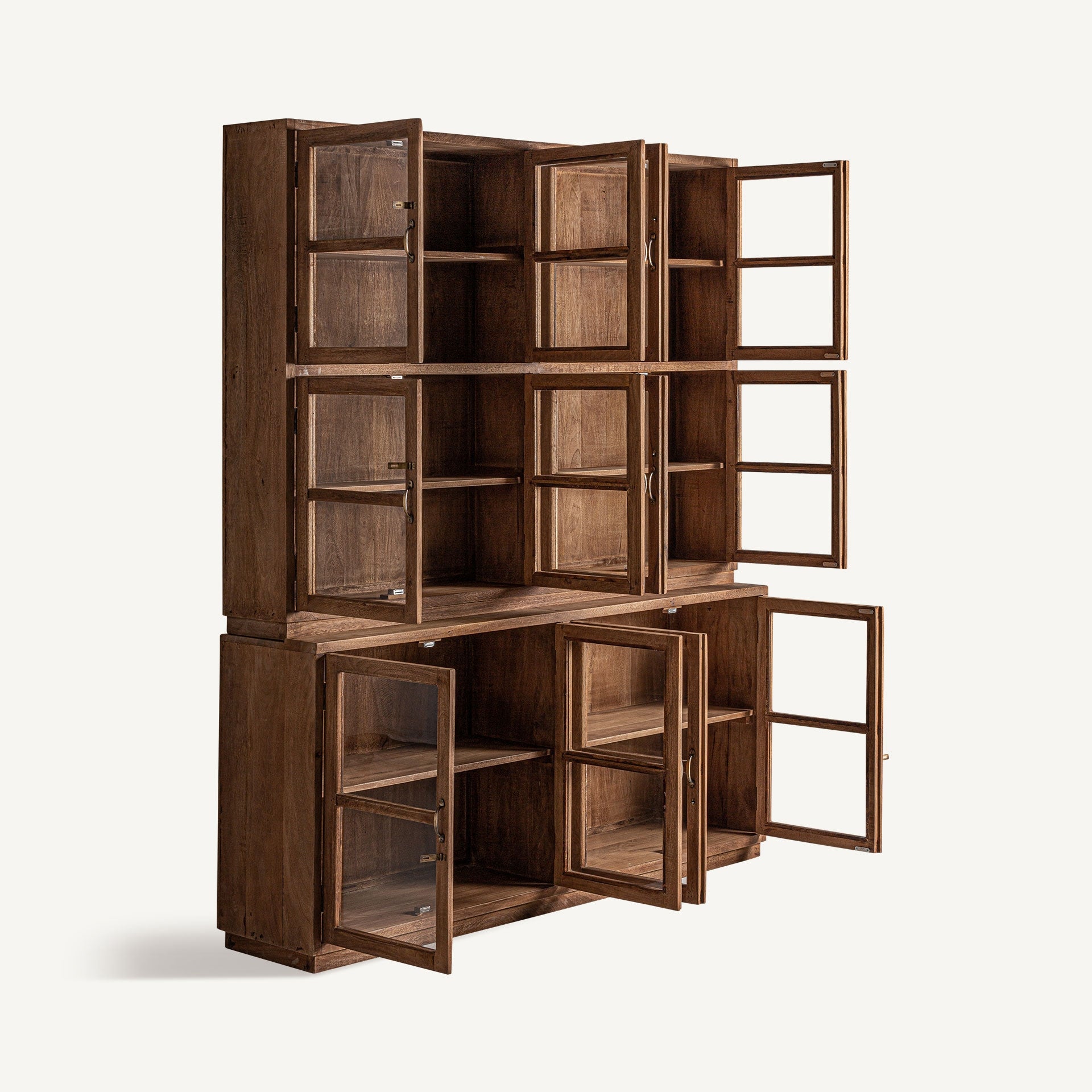 JEKYE Display Cabinet Mango Wood