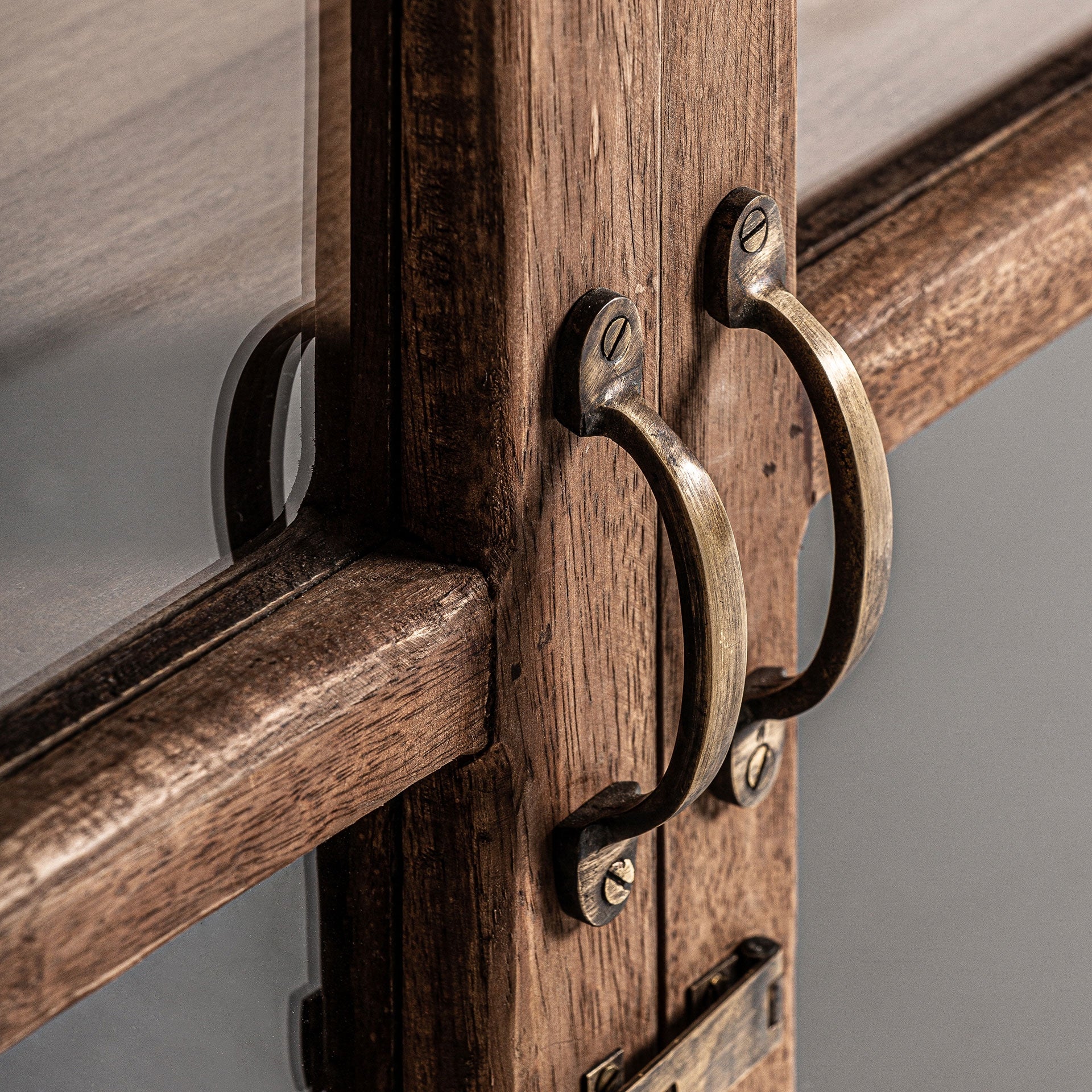 JEKYE Display Cabinet Mango Wood