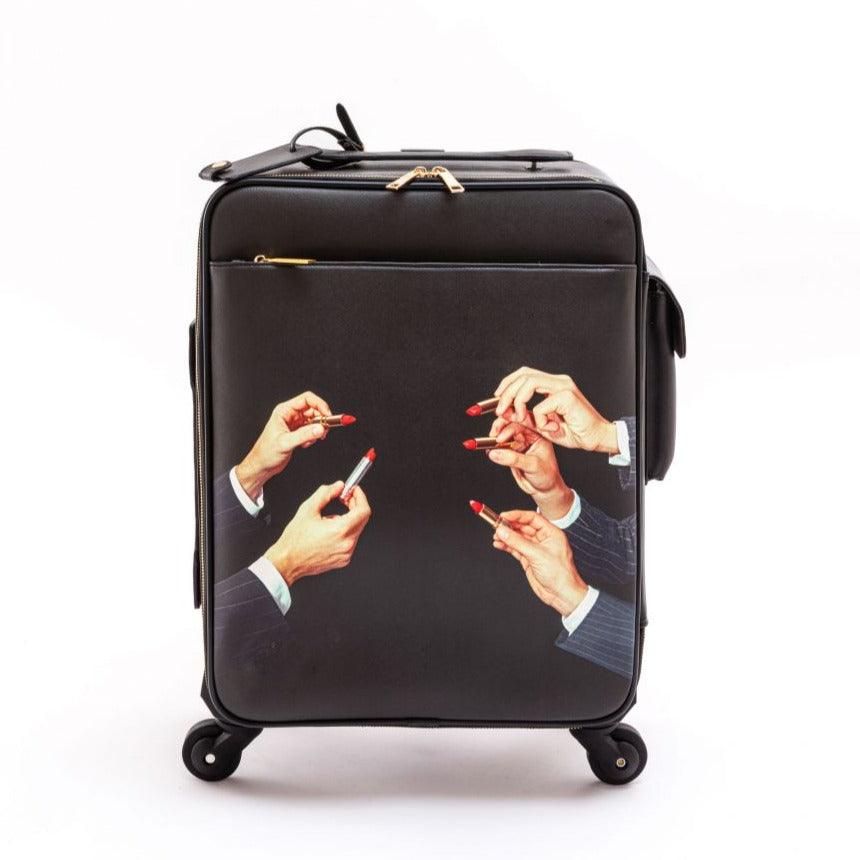 Walizka LIPSTICKS czarny Seletti Eye on Design
