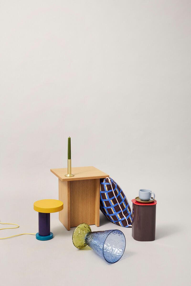 Wazon ABYSS niebiesko-oliwkowy Hübsch Eye on Design