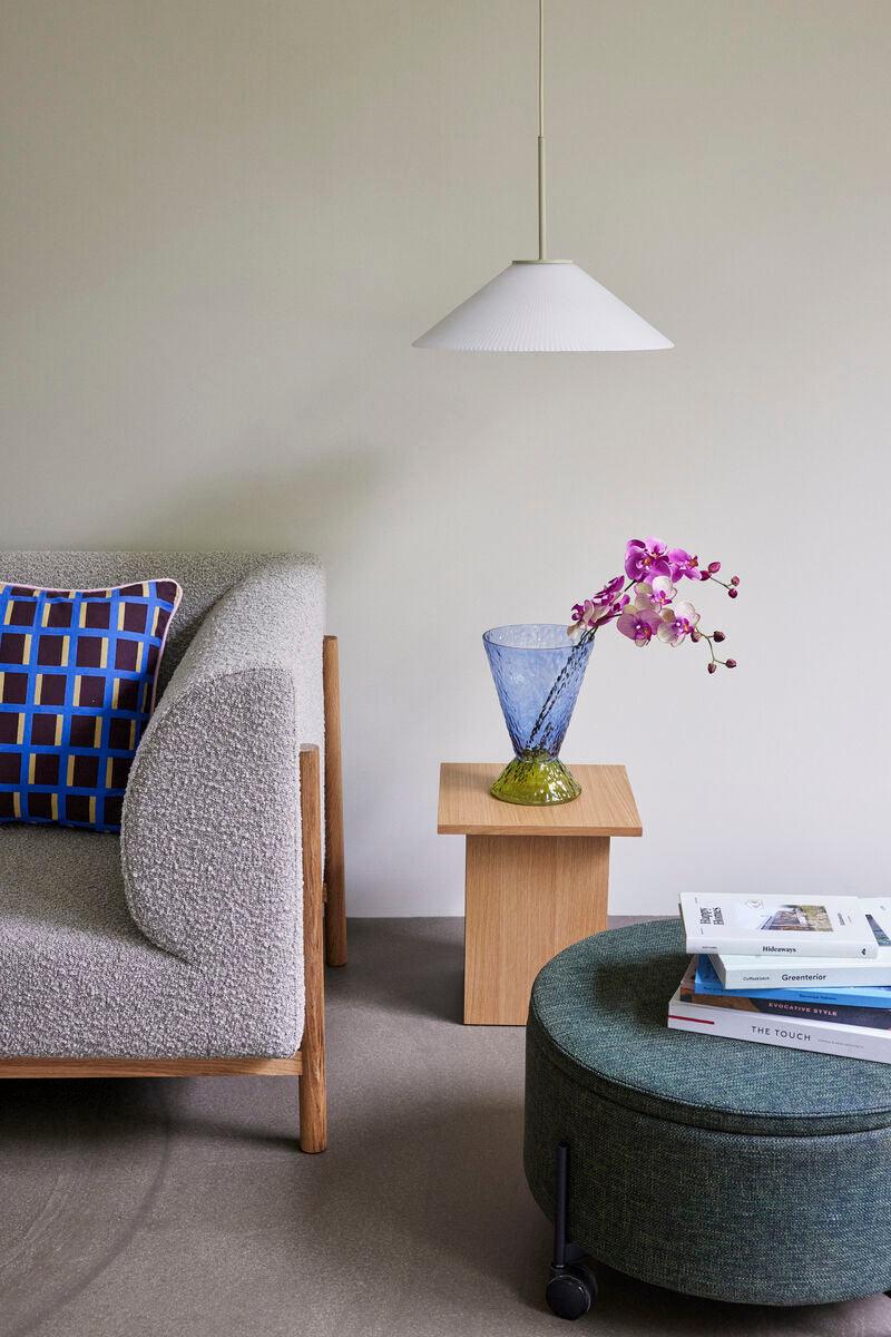 Wazon ABYSS niebiesko-oliwkowy Hübsch Eye on Design