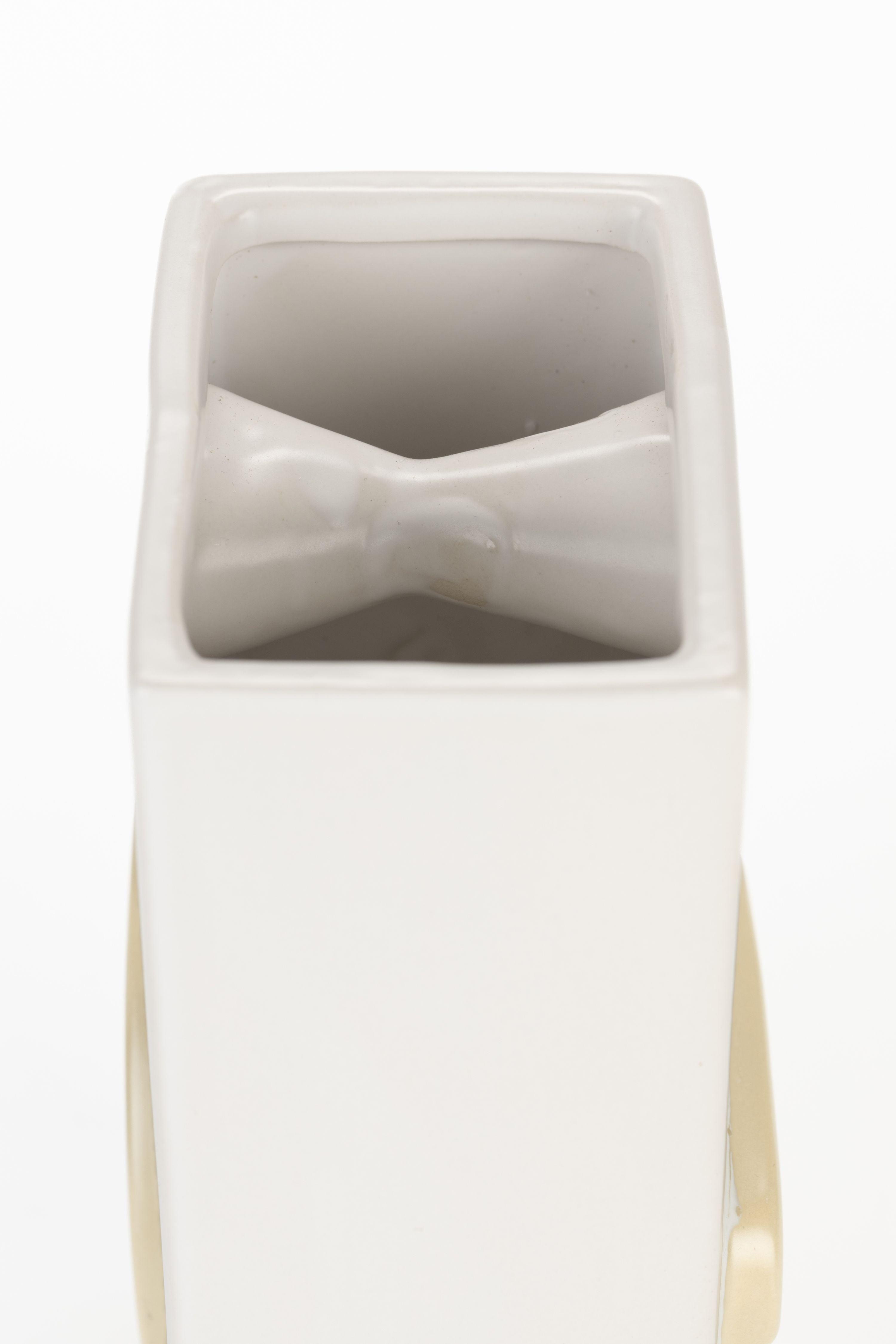 Wazon ceramiczny BLOOMER jasnobeżowy ze złotym Zuiver Eye on Design