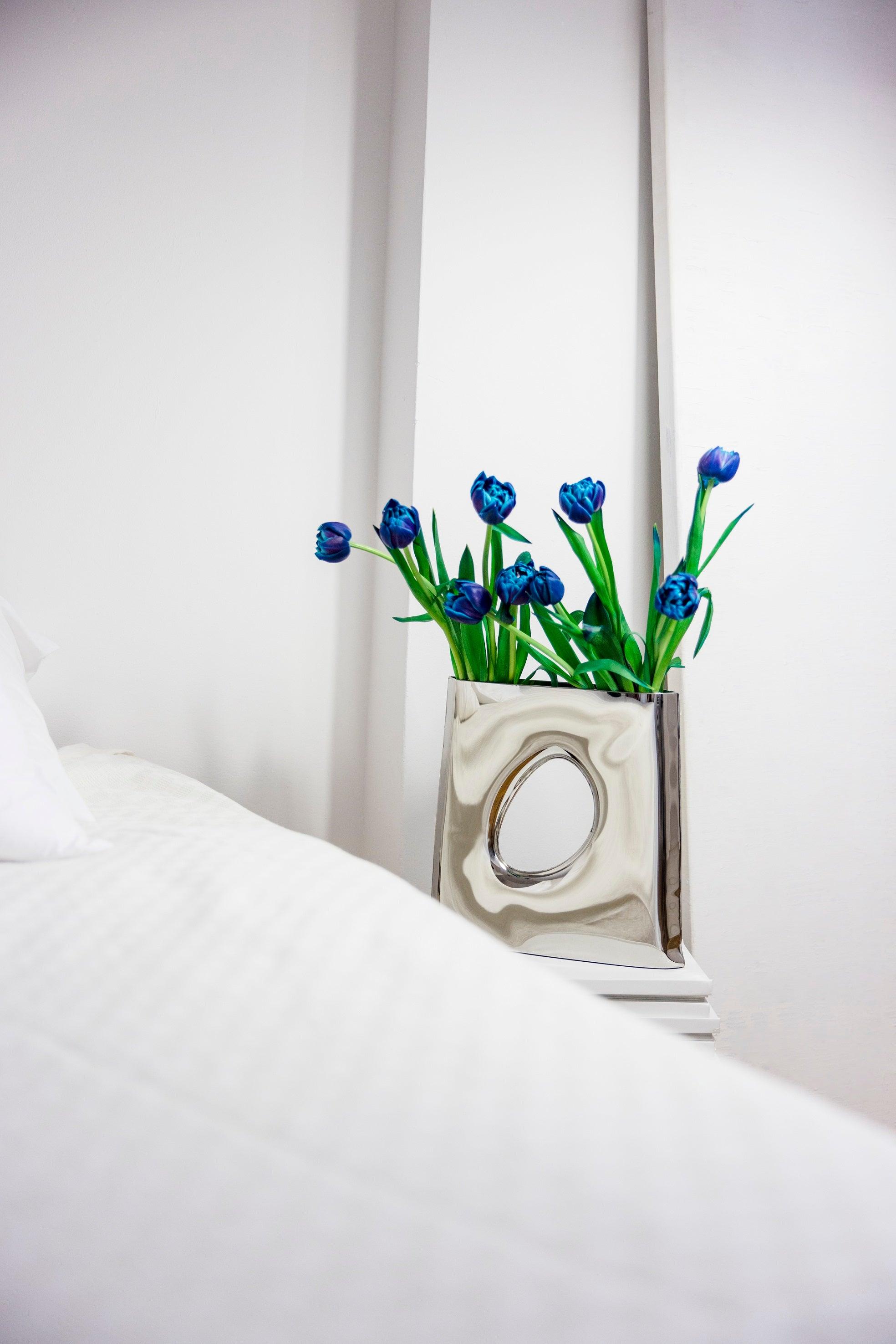 Wazon KARAVA inox Zieta Studio Eye on Design