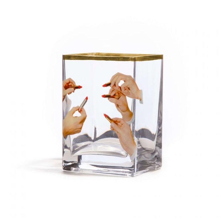 Wazon LIPSTICK szklany Seletti 14 cm Eye on Design