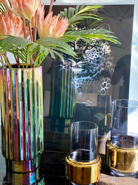 Wazon OILY FOLDS TALL petrol Pols Potten Eye on Design