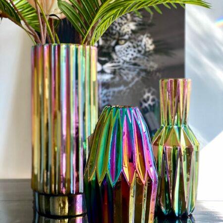 Wazon OILY FOLDS TALL petrol Pols Potten Eye on Design