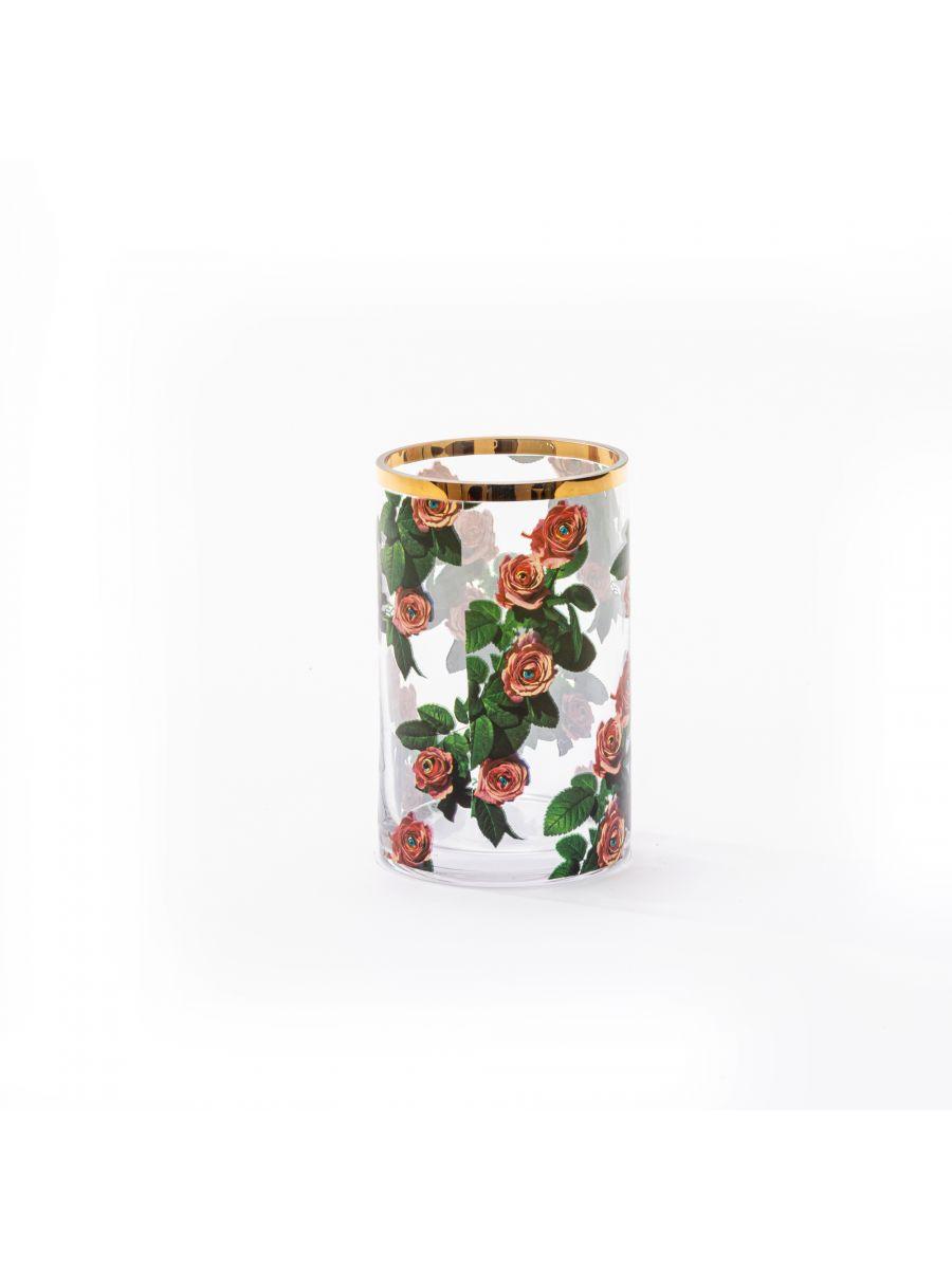 Wazon ROSE CYLINDRICAL szklany Seletti Eye on Design