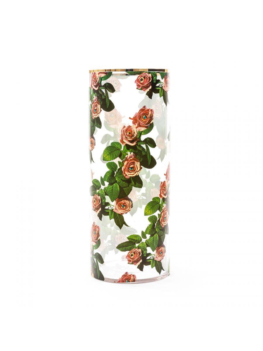 Wazon ROSE CYLINDRICAL szklany Seletti Eye on Design