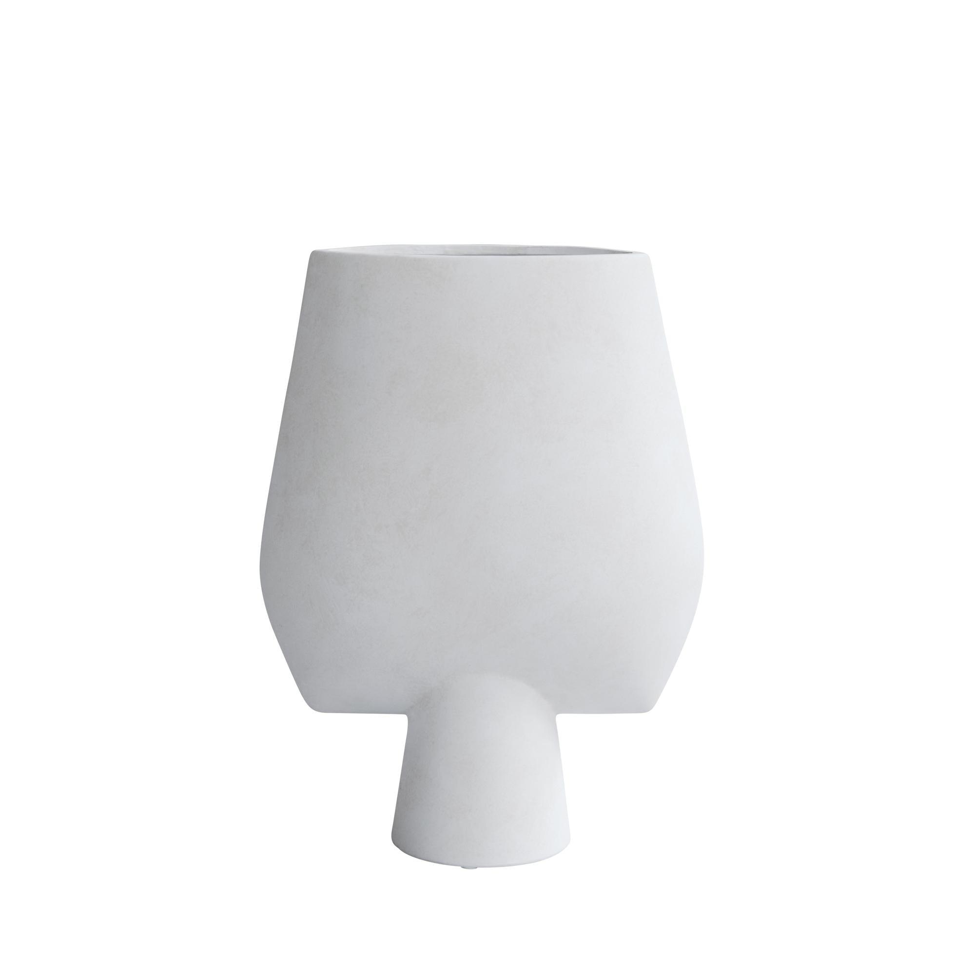 Wazon SPHERE SQUARE biały 101 Copenhagen L Eye on Design