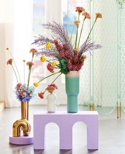 Wazon YOURTUBE złoty Pols Potten Eye on Design