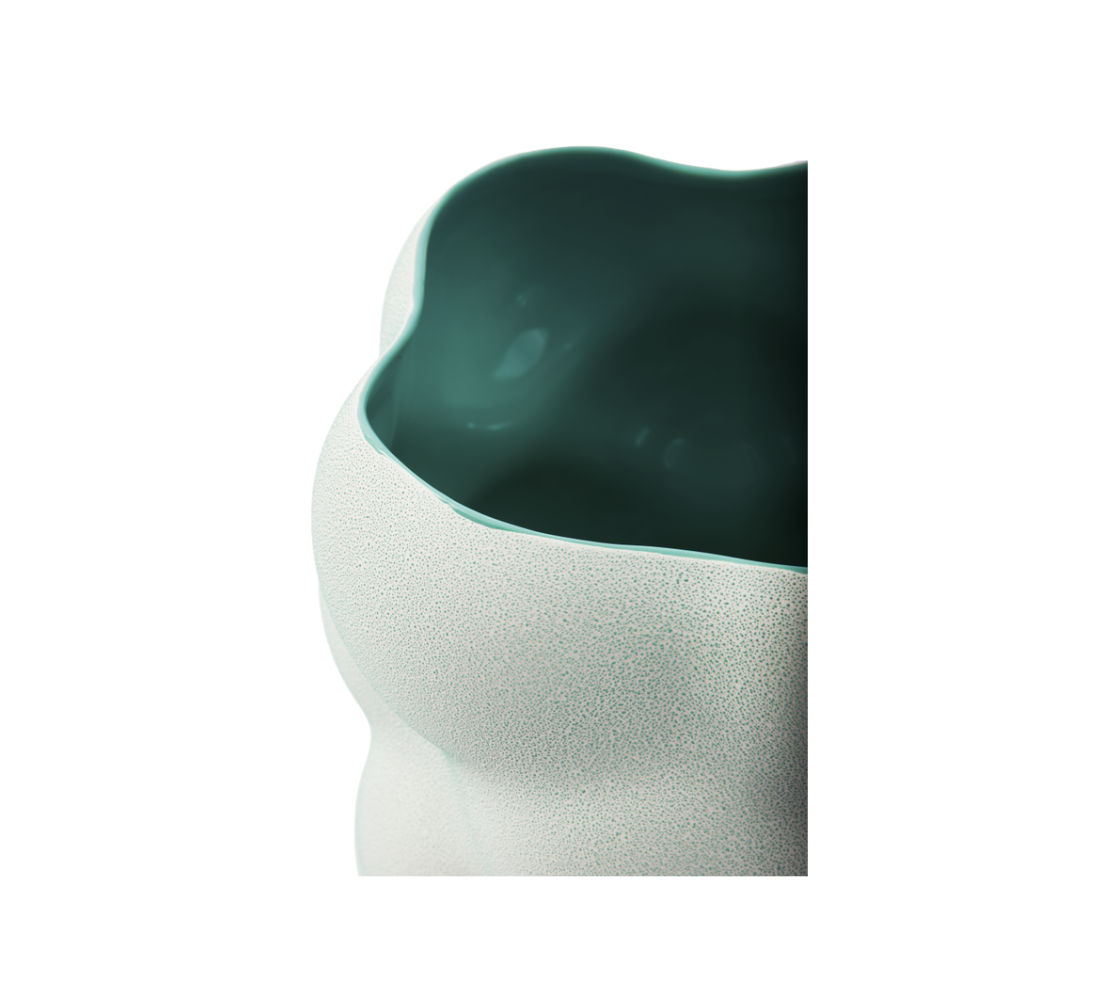 GRAPE vase dark green