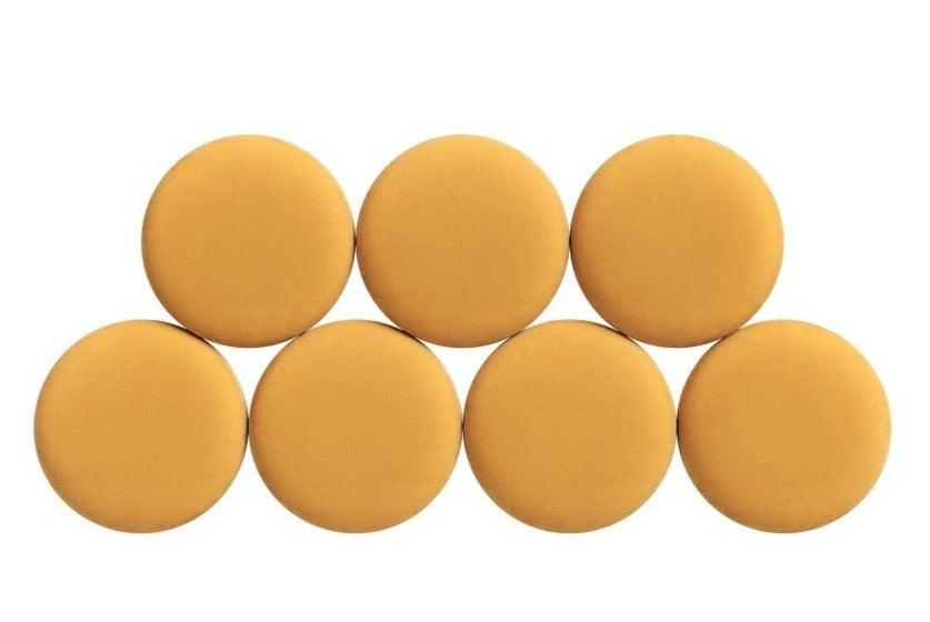Wezgłowie BALL żółty Happy Barok Eye on Design