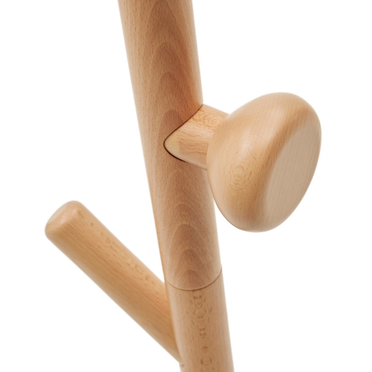 Wieszak NADUE lite drewno bukowe La Forma Eye on Design