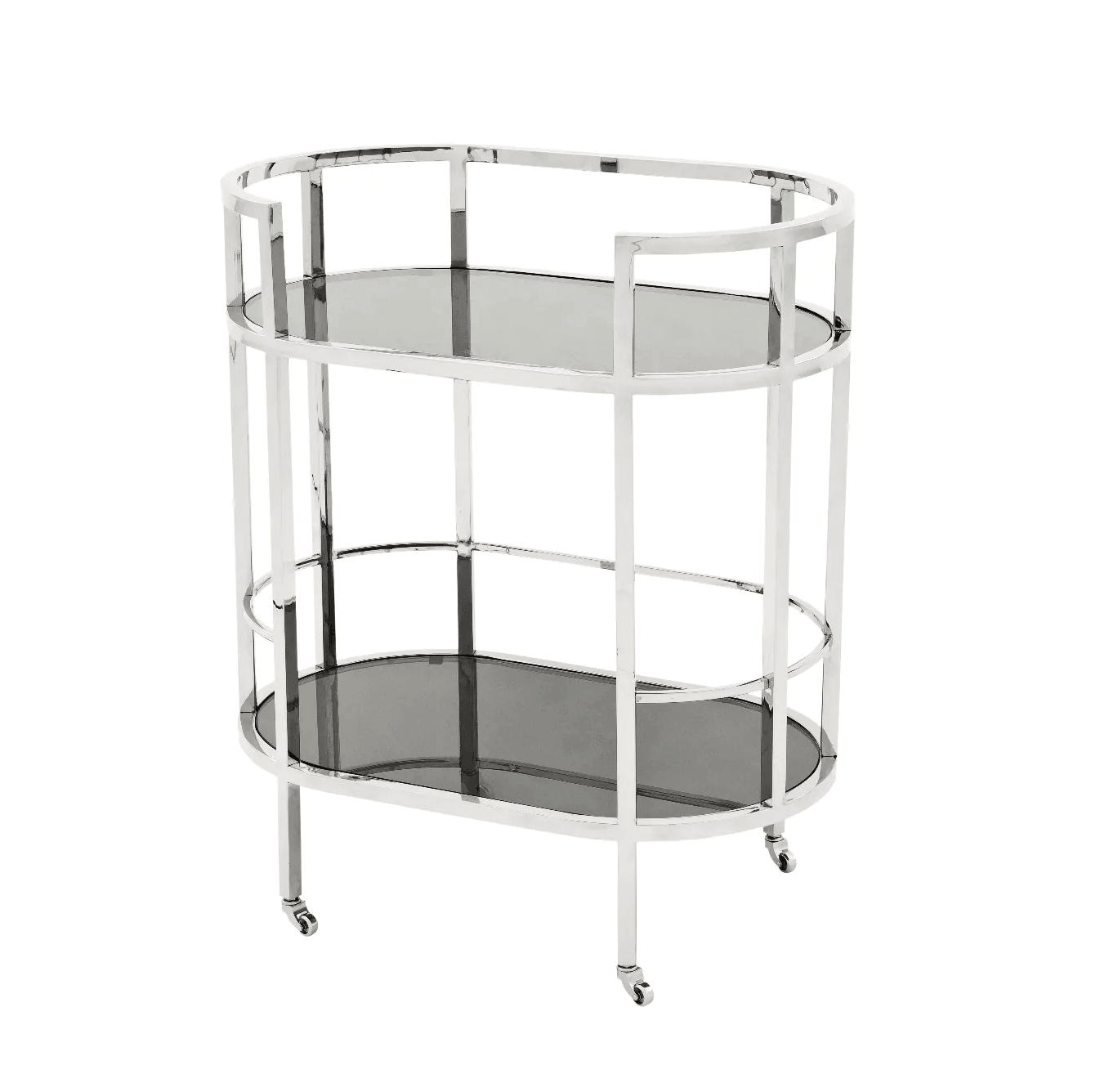 Wózek barowy TOWNHOUSE srebrny Eichholtz Eye on Design