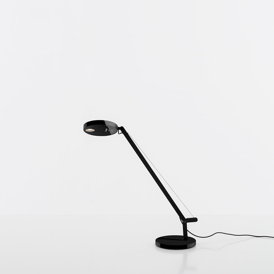 Stolní lampa nastavitelná DEMETRA MICRO lesklá černá