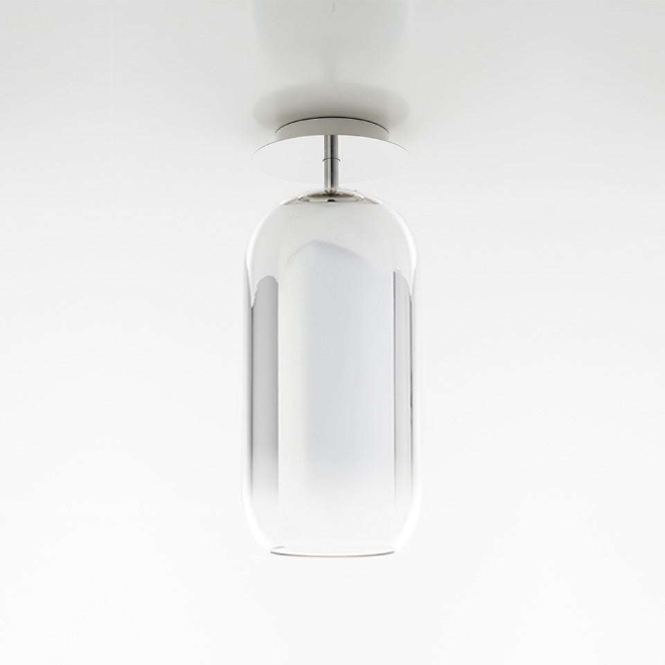 Ceiling lamp GOPLE silver with silver finish