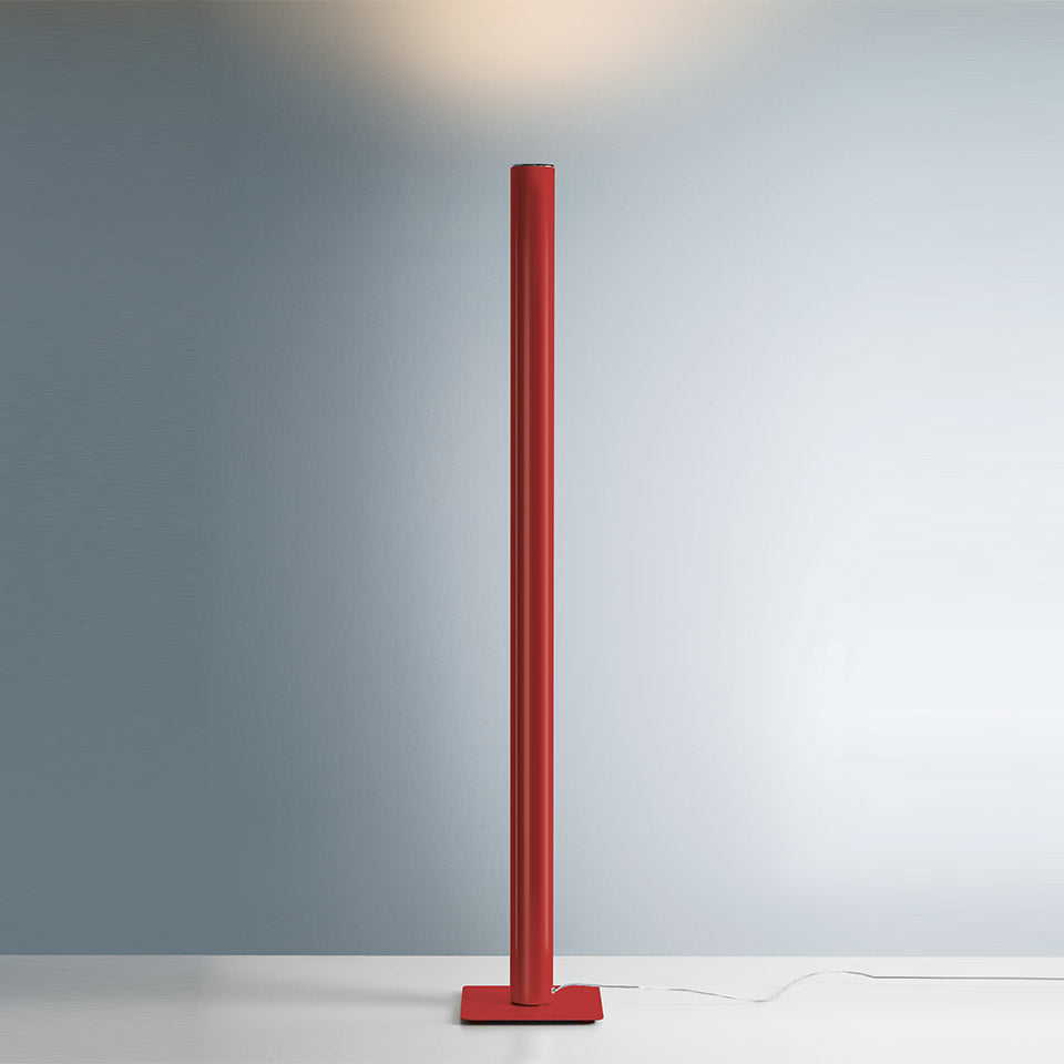 Stojací lampa LLIO rubínově červená