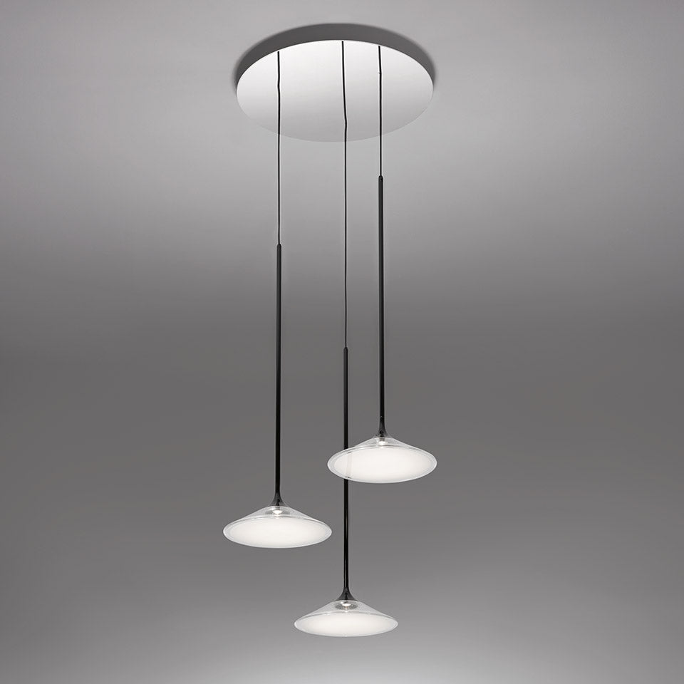 Závěsná lampa ORSA CLUSTER černá