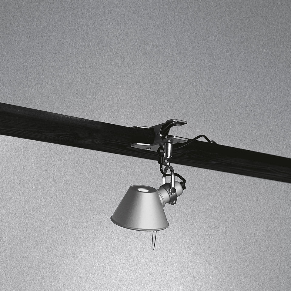 Lampa s klipem TOLOMEO PINZA MICRO hliník