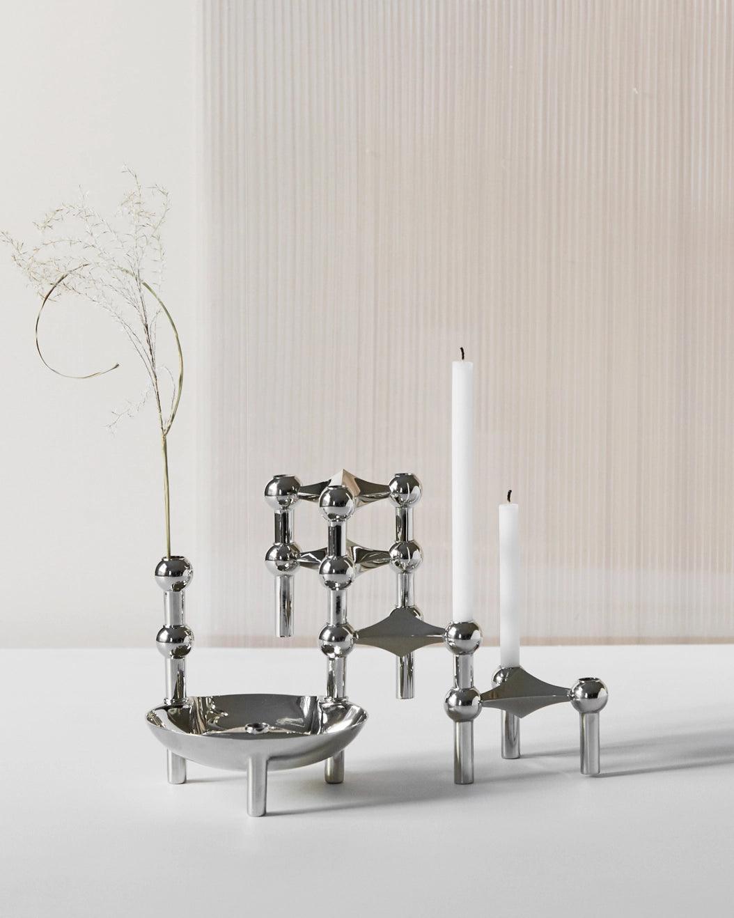 Zestaw 12 świeczek STOFF NAGEL biały Stoff Nagel Eye on Design