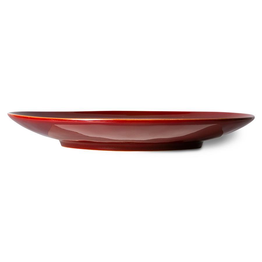 Zestaw 2 talerzy obiadowych ceramicznych 70's mróz HKliving Eye on Design