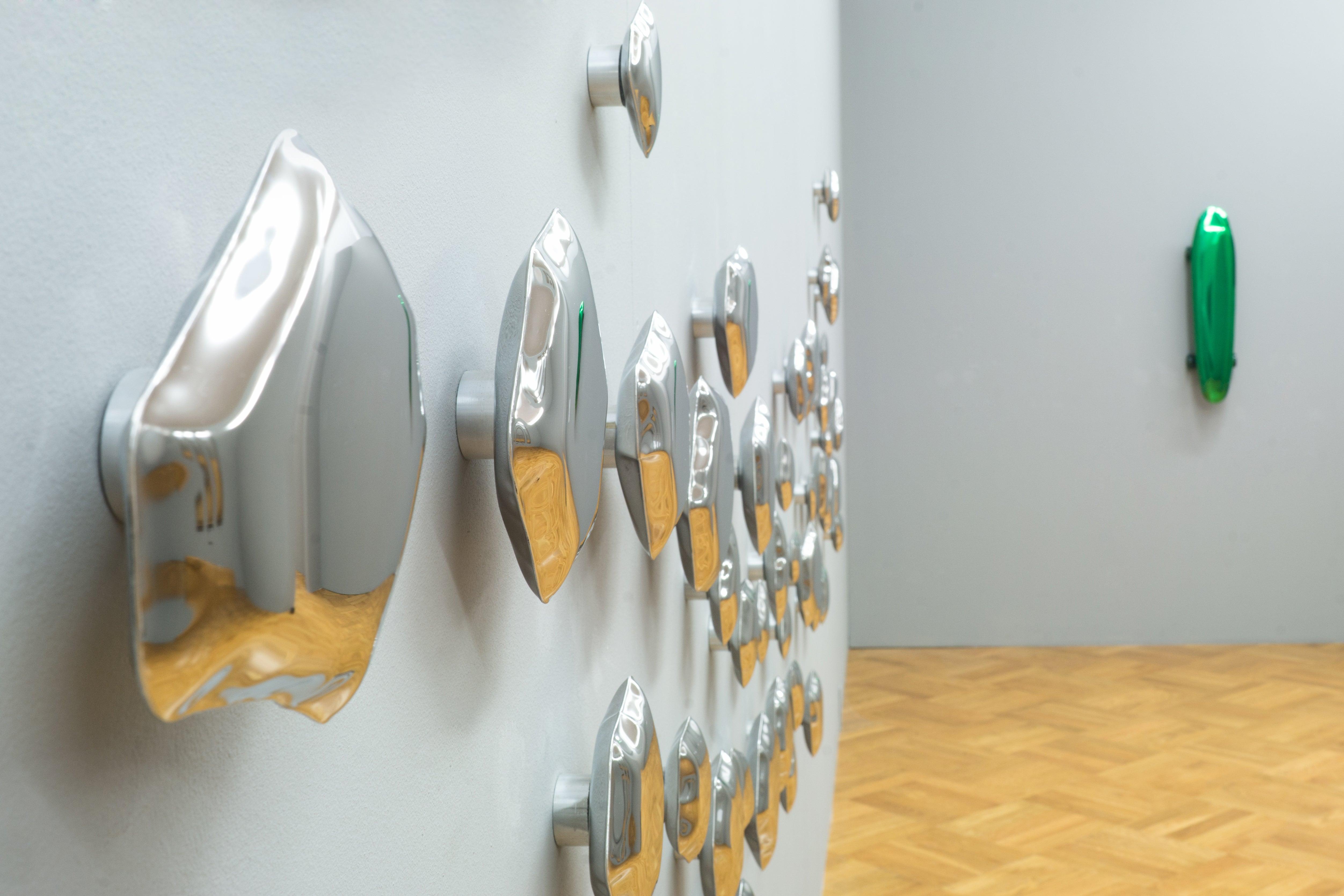 Zestaw dekoracyjnych wieszaków KAMYKI inox Zieta Studio Eye on Design