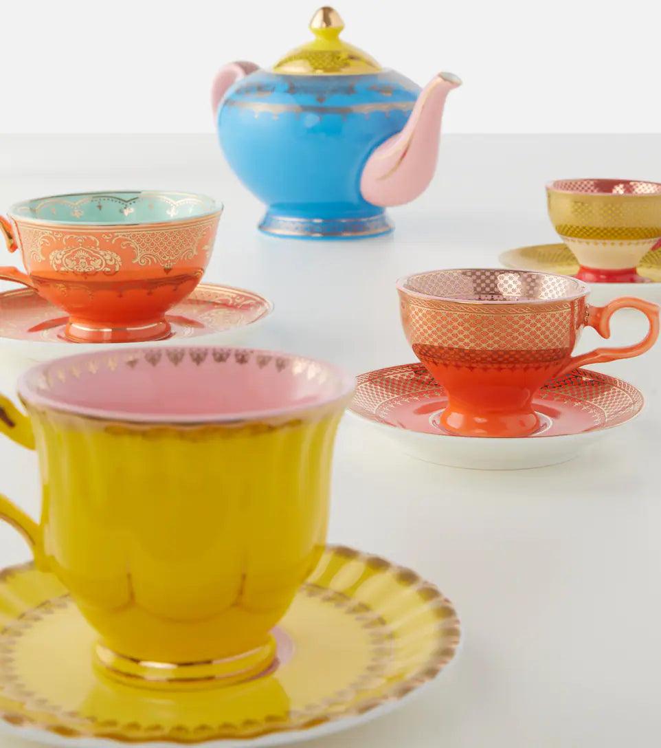 Zestaw filiżanek do espresso GRANDMA porcelanowy Pols Potten Eye on Design