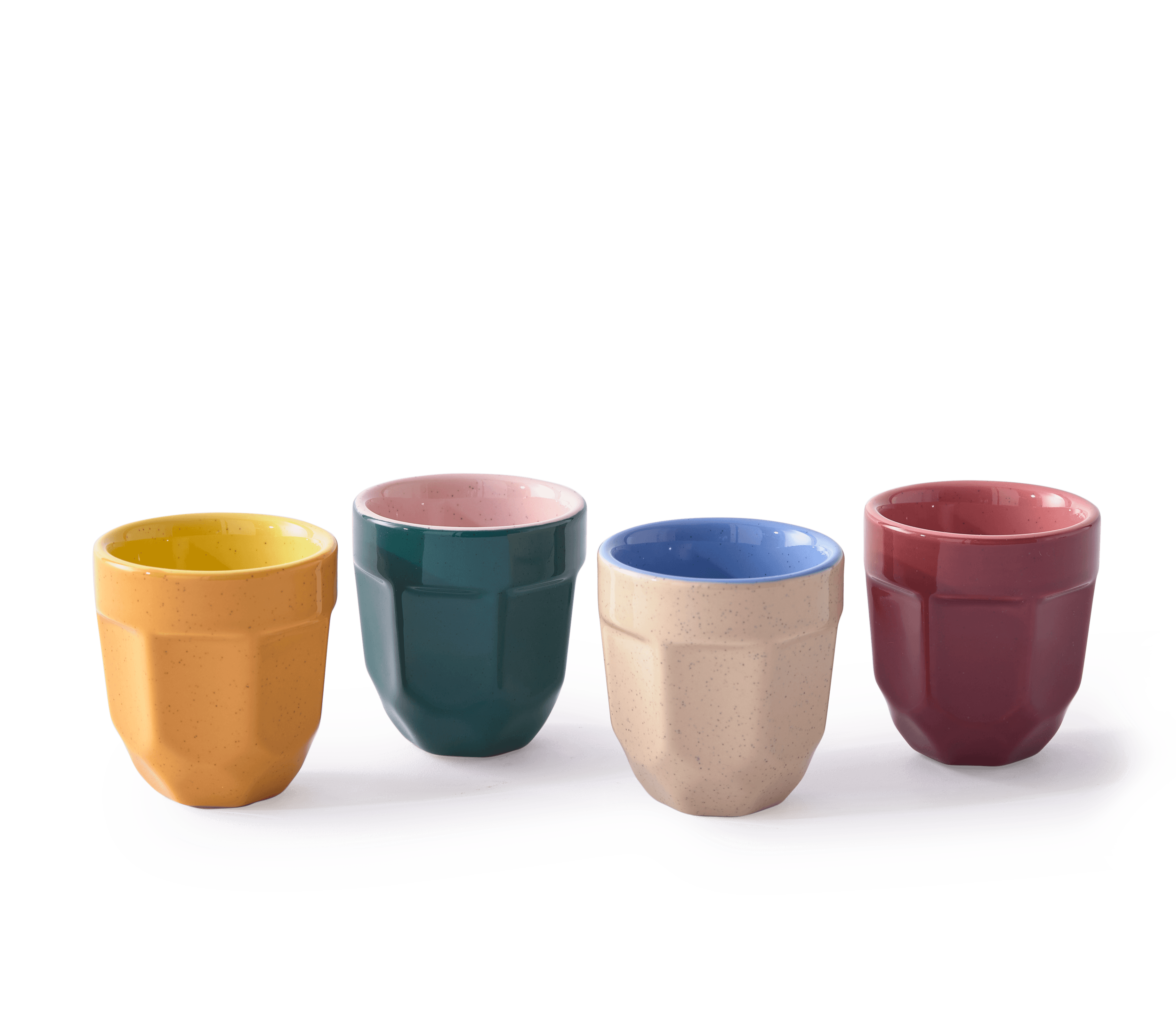 Zestaw kubków ESPRESSO kolorowy Pols Potten Eye on Design