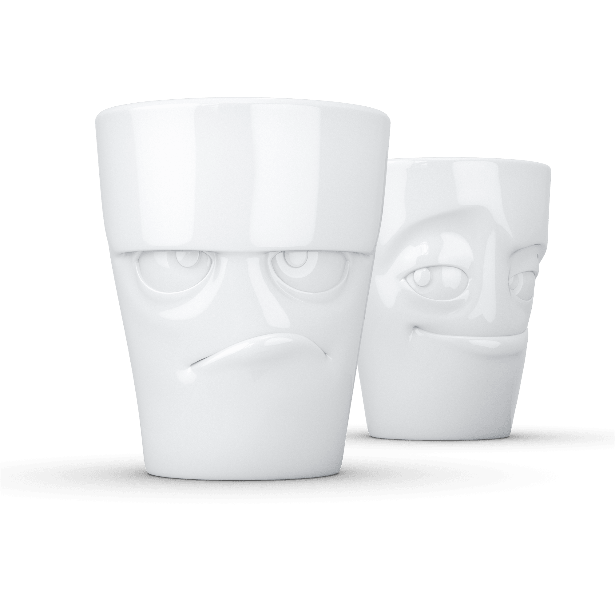 Zestaw kubków GRUMPY & IMPISH biały – 58products