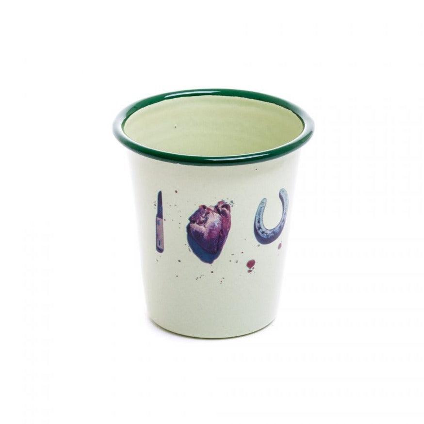 Zestaw kubków TOILETPAPER emaliowanych Seletti Eye on Design