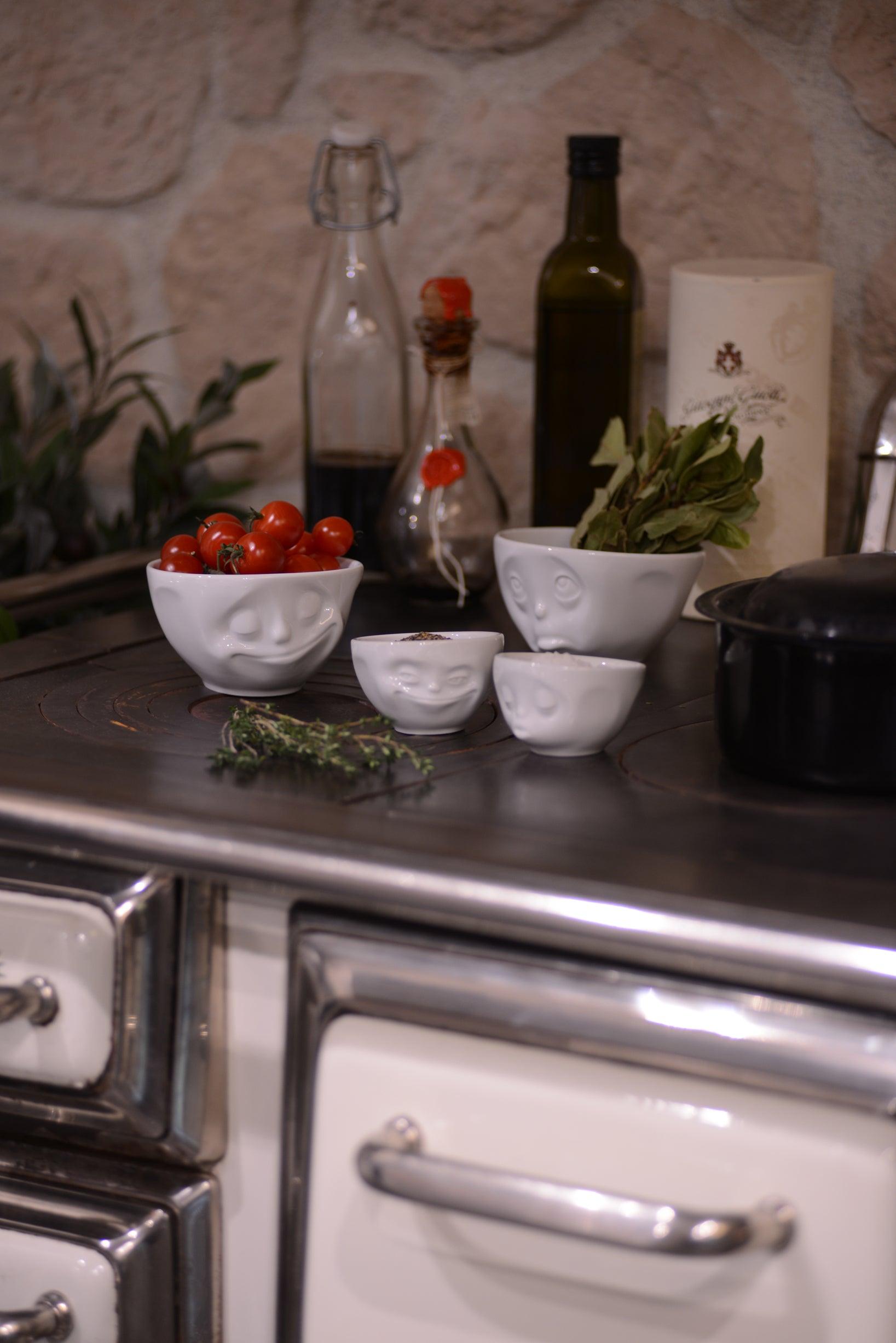 Zestaw miseczek HAPPY & OH PLEASE biały 58products Eye on Design