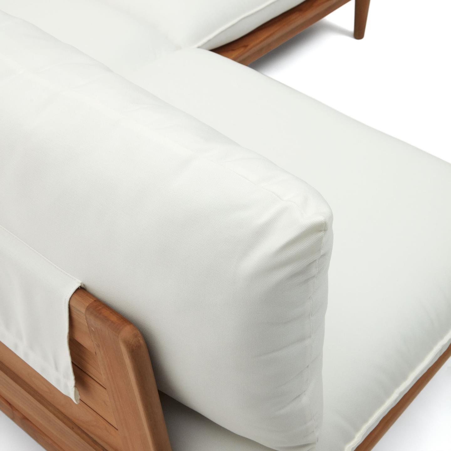 Zestaw ogrodowy z 3-osobowym narożnikiem modułowym PORTITXOL lite drewno tekowe La Forma Eye on Design