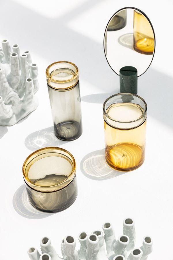 Zestaw słoików CAPS AND JARS brązowy z zielonym Pols Potten Eye on Design