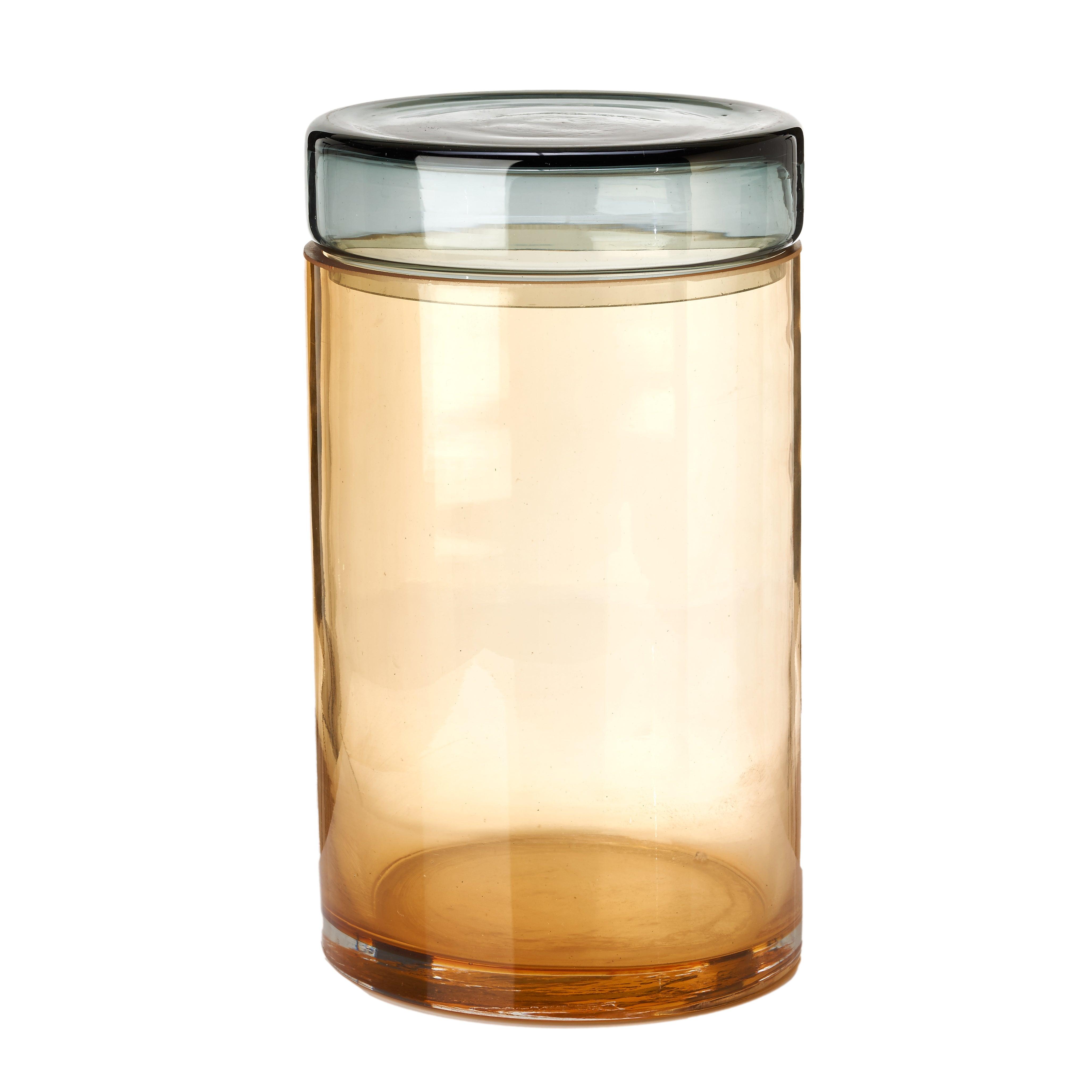 Zestaw słoików CAPS AND JARS brązowy z zielonym Pols Potten Eye on Design