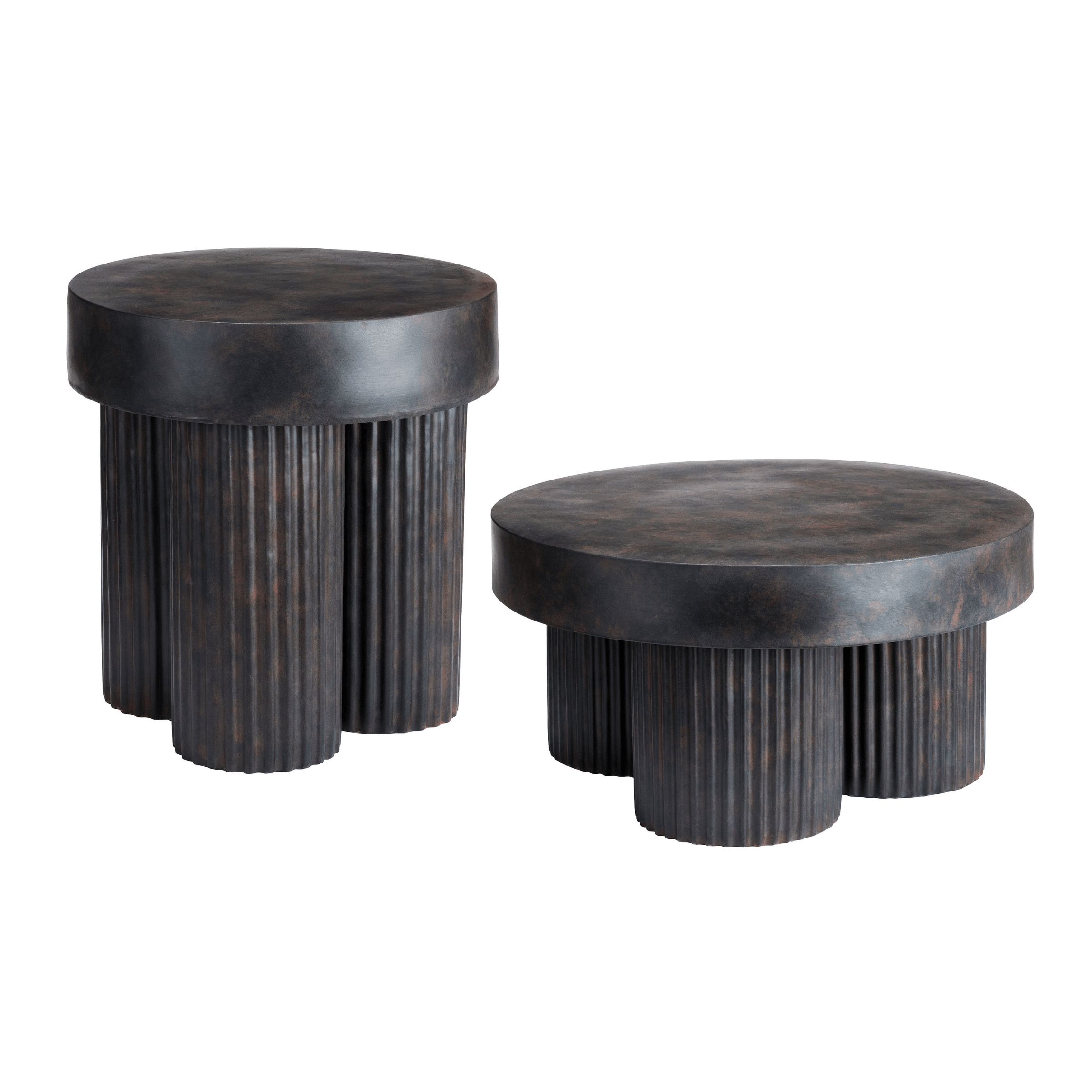 Zestaw stolików GEAR czarny beton NORR11 Eye on Design