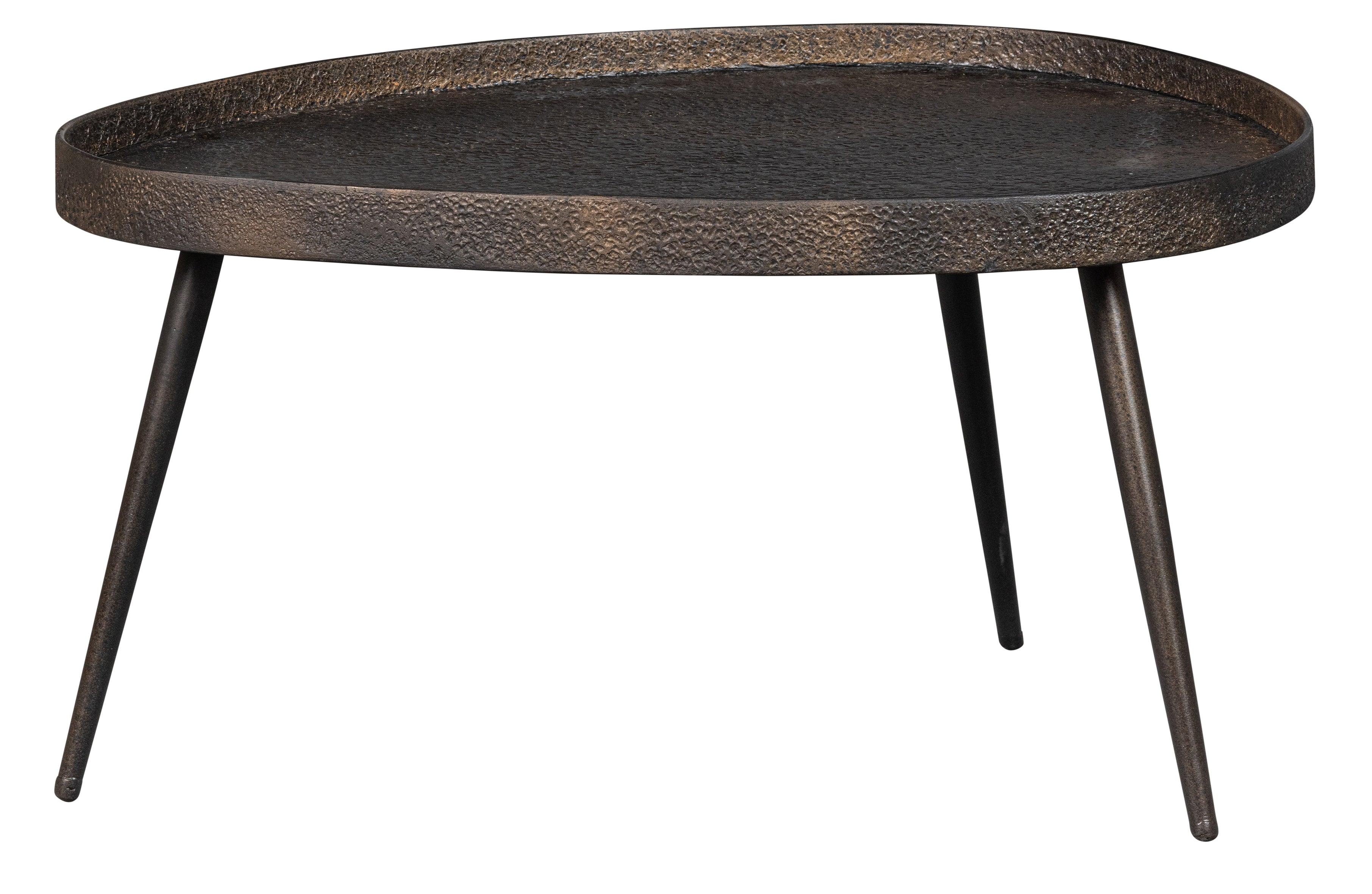 Zestaw stolików kawowych CRUDE ciemnobrązowy Be Pure Eye on Design