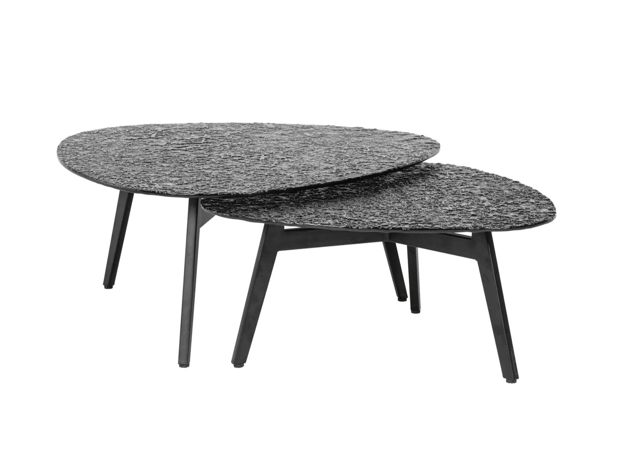 Zestaw stolików kawowych RILEY szklany Richmond Interiors Eye on Design