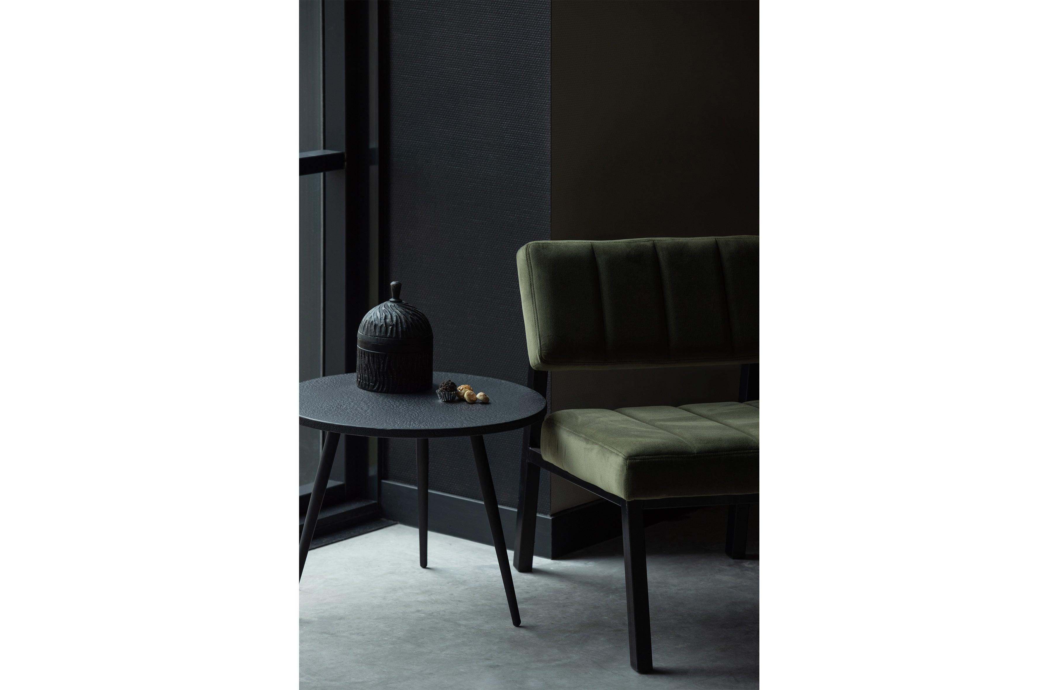 Zestaw stolików kawowych SUZE czarny Woood Eye on Design