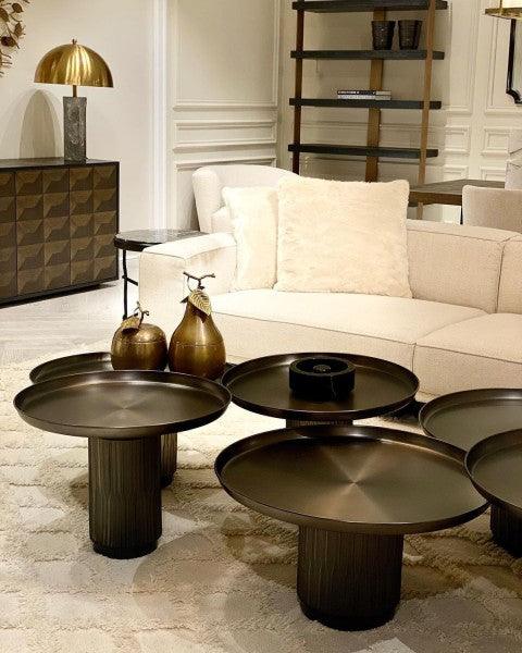 Zestaw stolików kawowych ZACHARY czarny Eichholtz Eye on Design